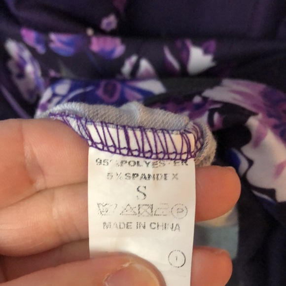 Unbranded purple floral hoodie - Picture 4 of 10